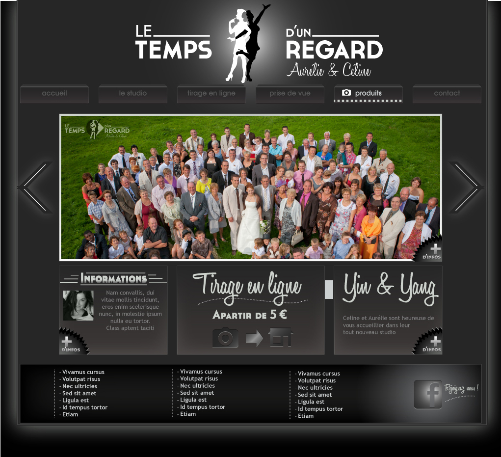 le temsp d'un ragerd webdesign