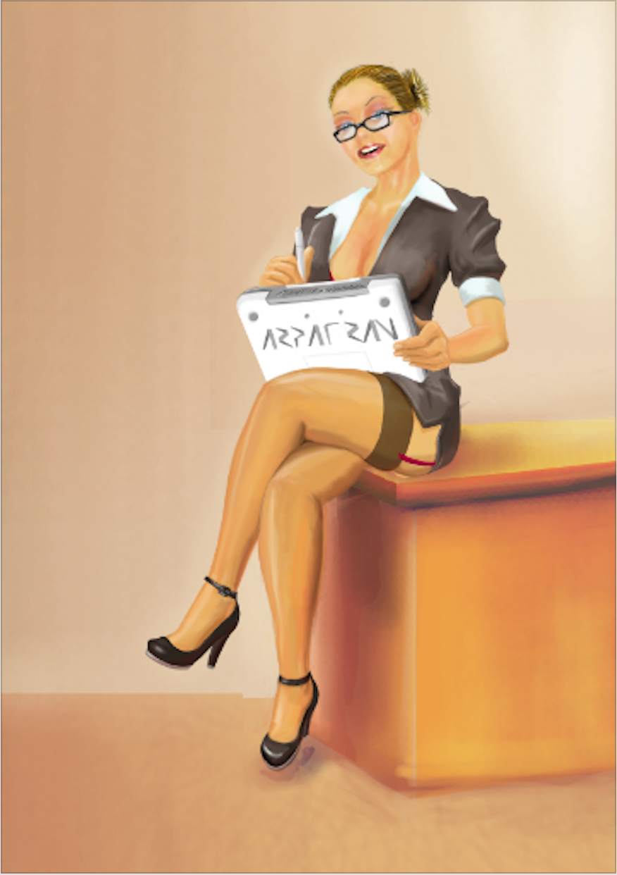 business-pinup secretaire